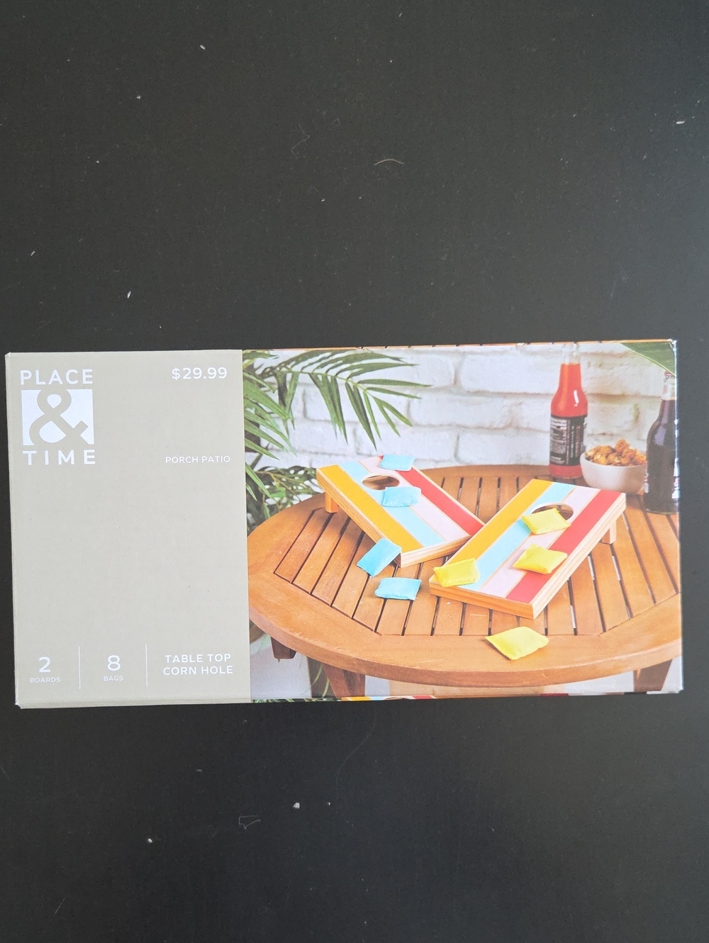 Place & Time | Table Top Corn Hole Game